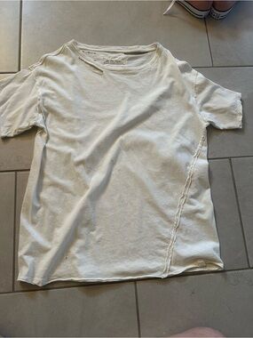 We The Free White Short Sleeve Crewneck Tee